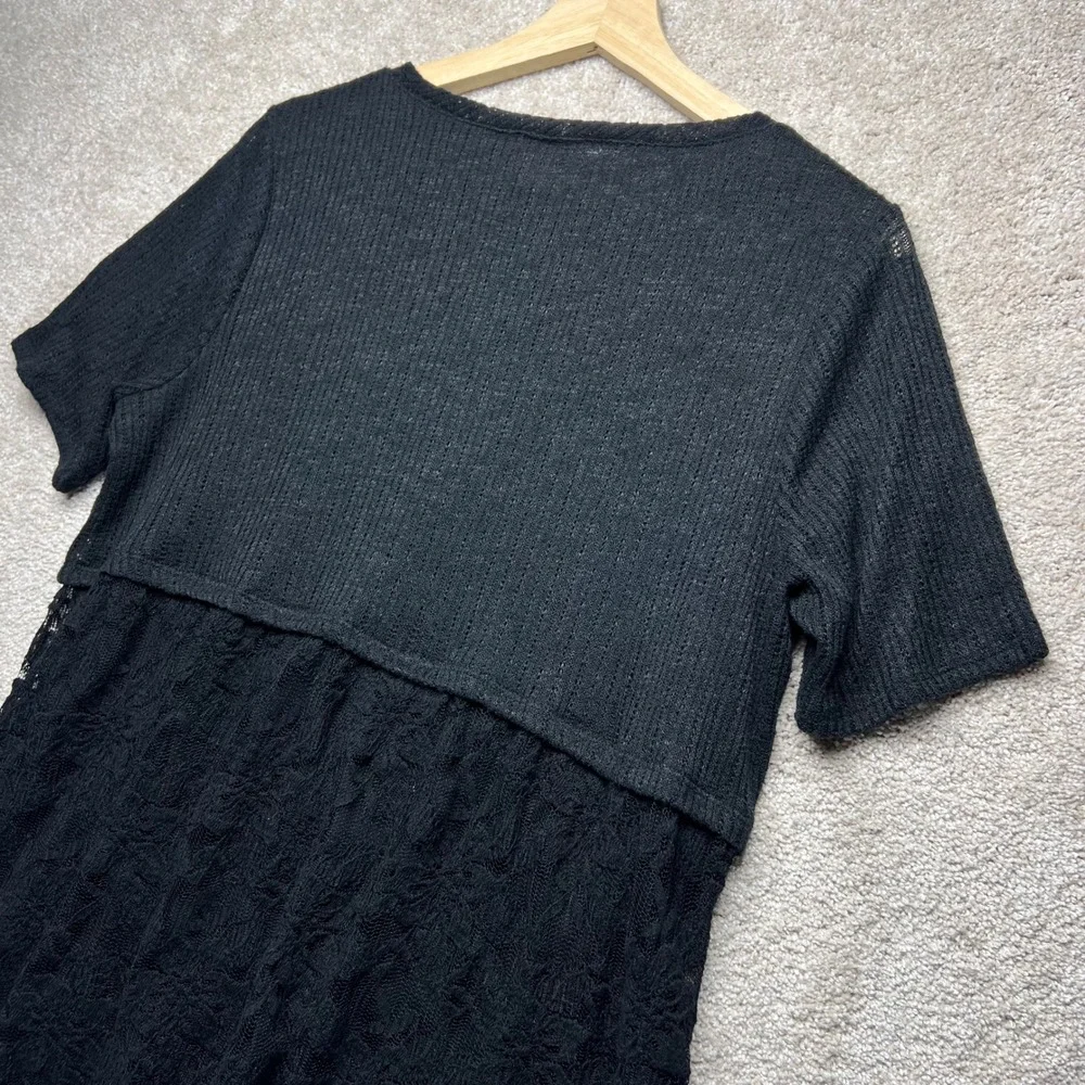 LC Lauren Conrad black lace